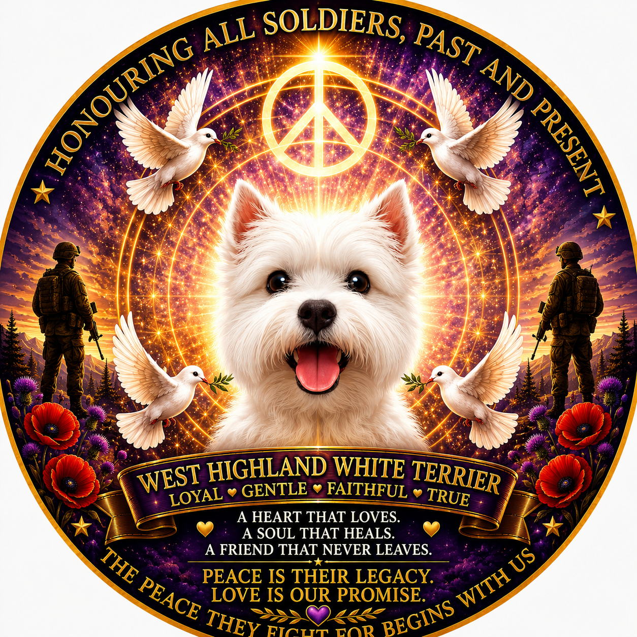 West Highland White Terrier artwork